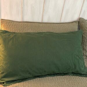 Ralph Lauren King Size Pillow Shams(2), Hunter Green
